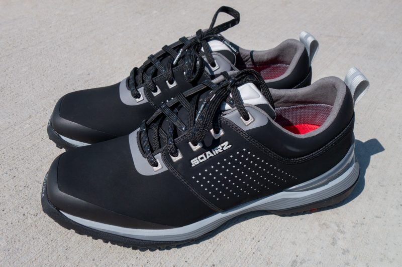 used SQAIRZ Speed Golf Shoes - Grey/Black - Size: 9 M