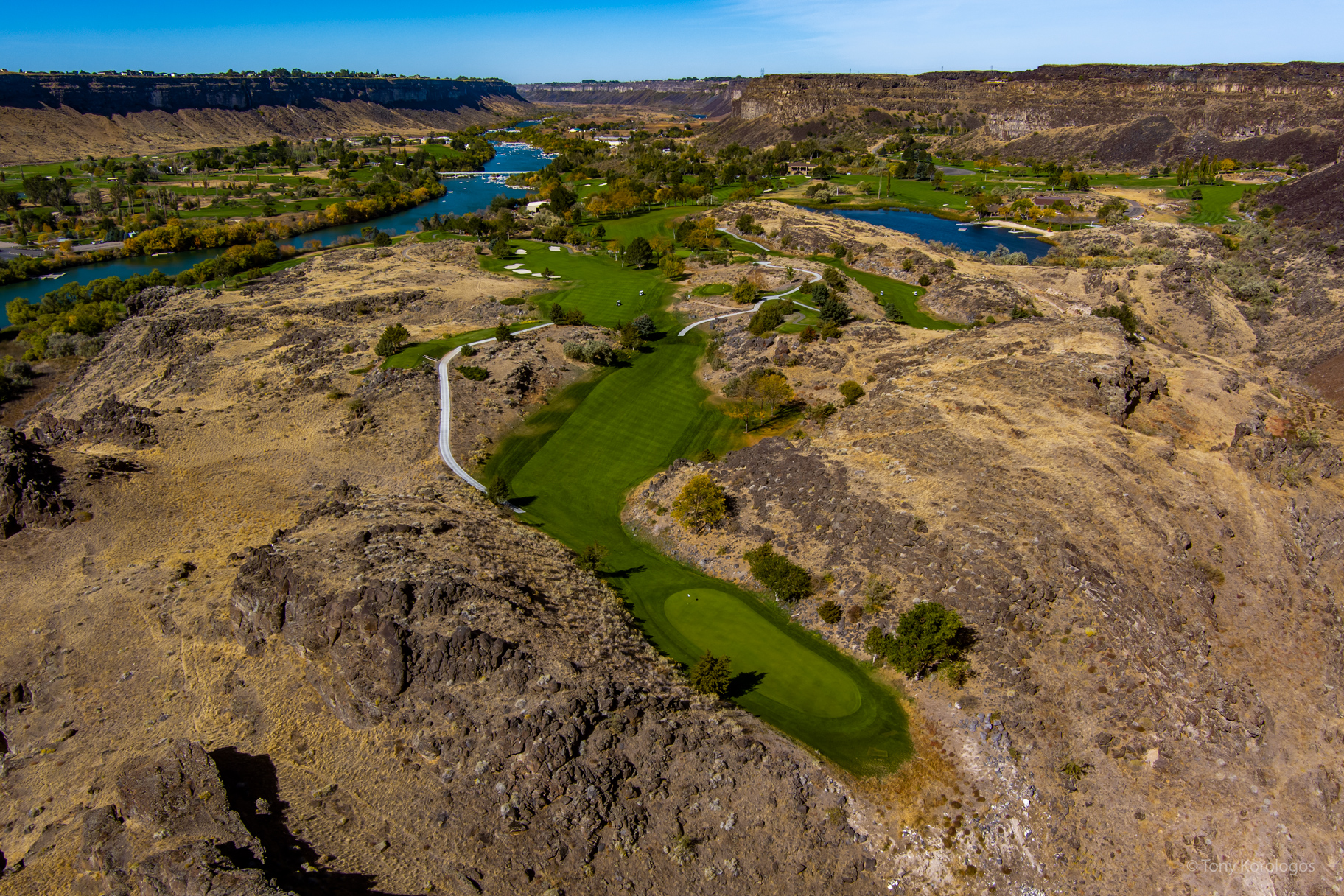 HOG Aerial World Tour Blue Lakes Country Club Twin Falls, Idaho